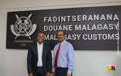 Visite de courtoisie du Commissionnaire de la Douane Mauricienne