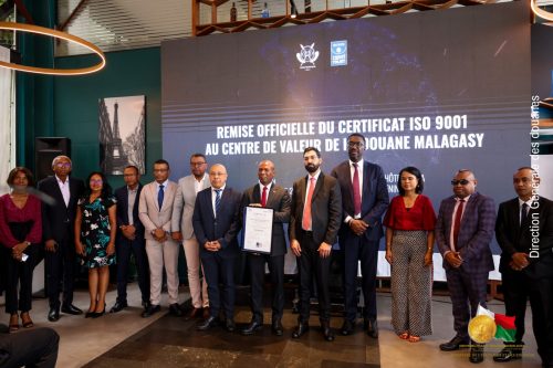 Le centre de valeur de la Douane Malagasy certifié ISO 9001-2015